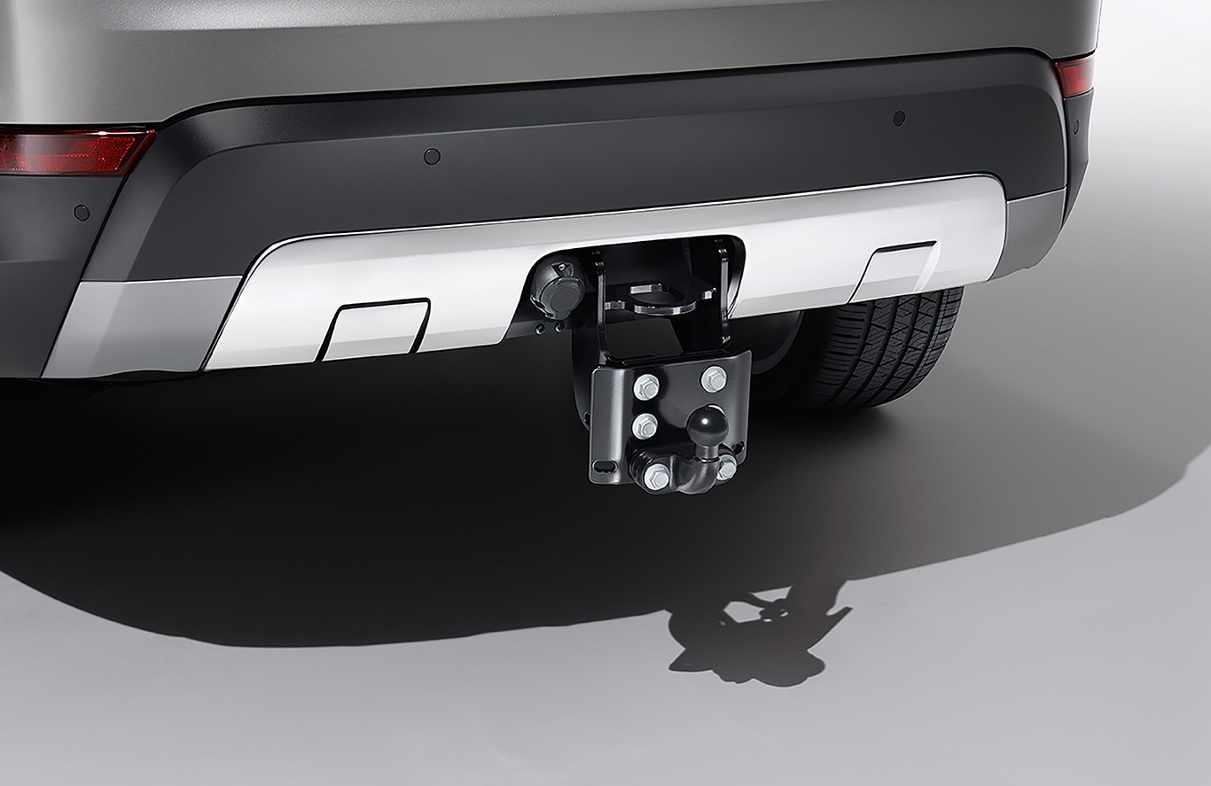 Tow Eye Cover - Electrically Deployable Tow Bar, Detachable Tow Bar, Indus Silver, Pre 21MY image