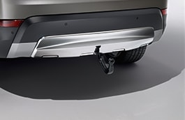 Stainless Steel Undershield - Rear, Detachable Tow Bar, Electrically Deployable Tow Bar, Pre 21MY