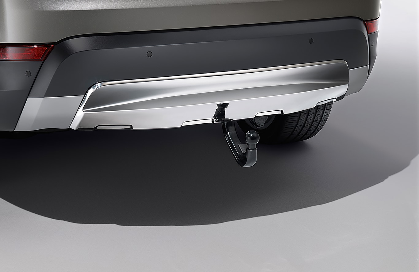 Stainless Steel Undershield - Rear, Detachable Tow Bar, Electrically Deployable Tow Bar, Pre 21MY image