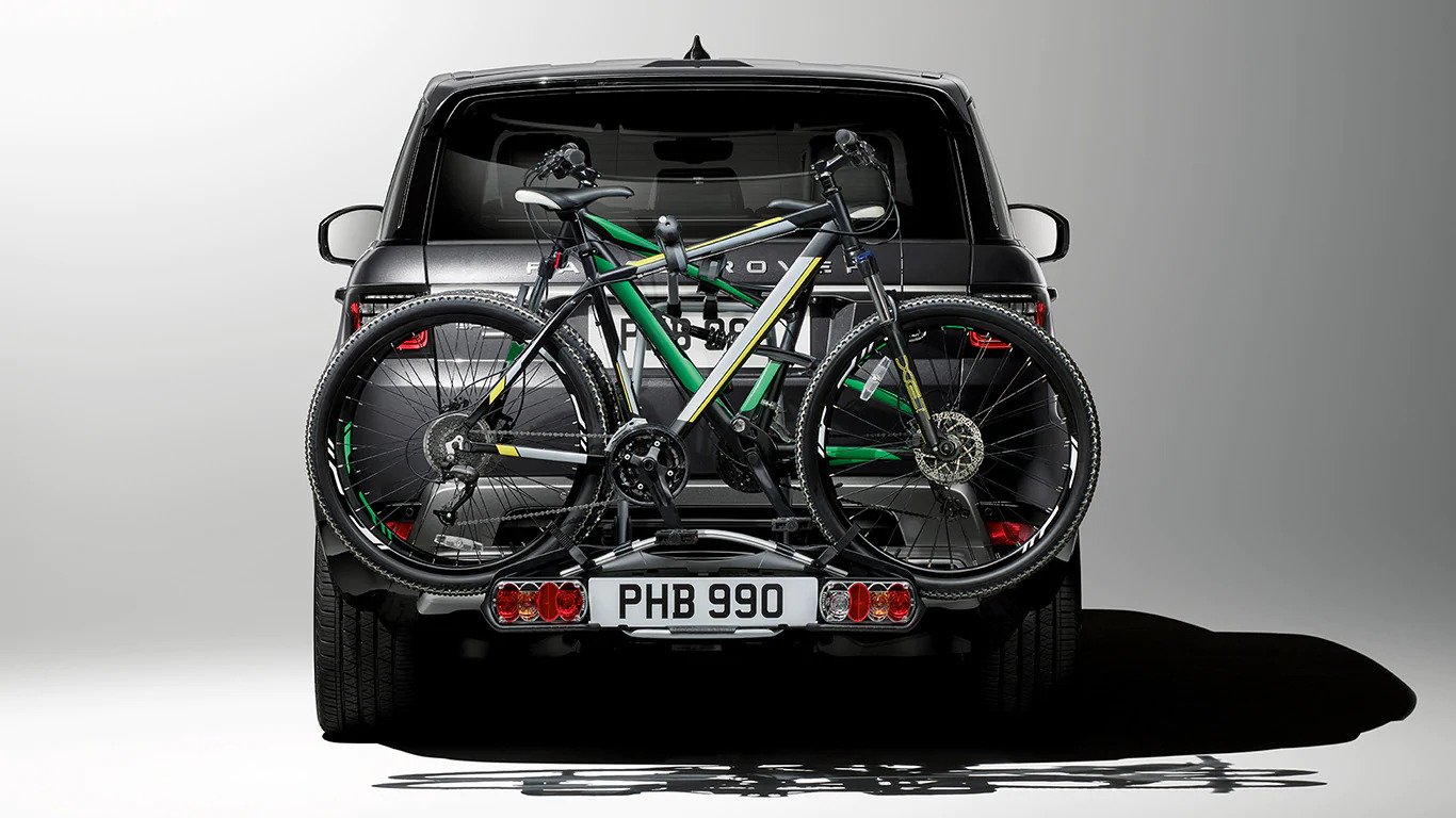 Porta-bicicletas montado na barra de reboque - 2 bicicletas image