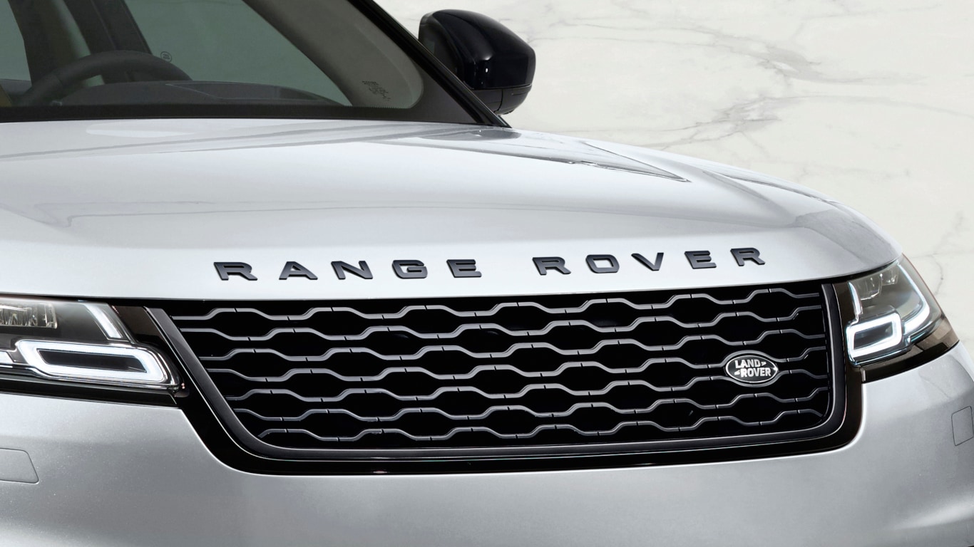 Inscription Range Rover en noir lustré image