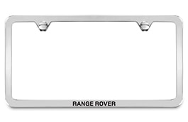 Cadre de plaque d'immatriculation mince, Range Rover au fini poli
