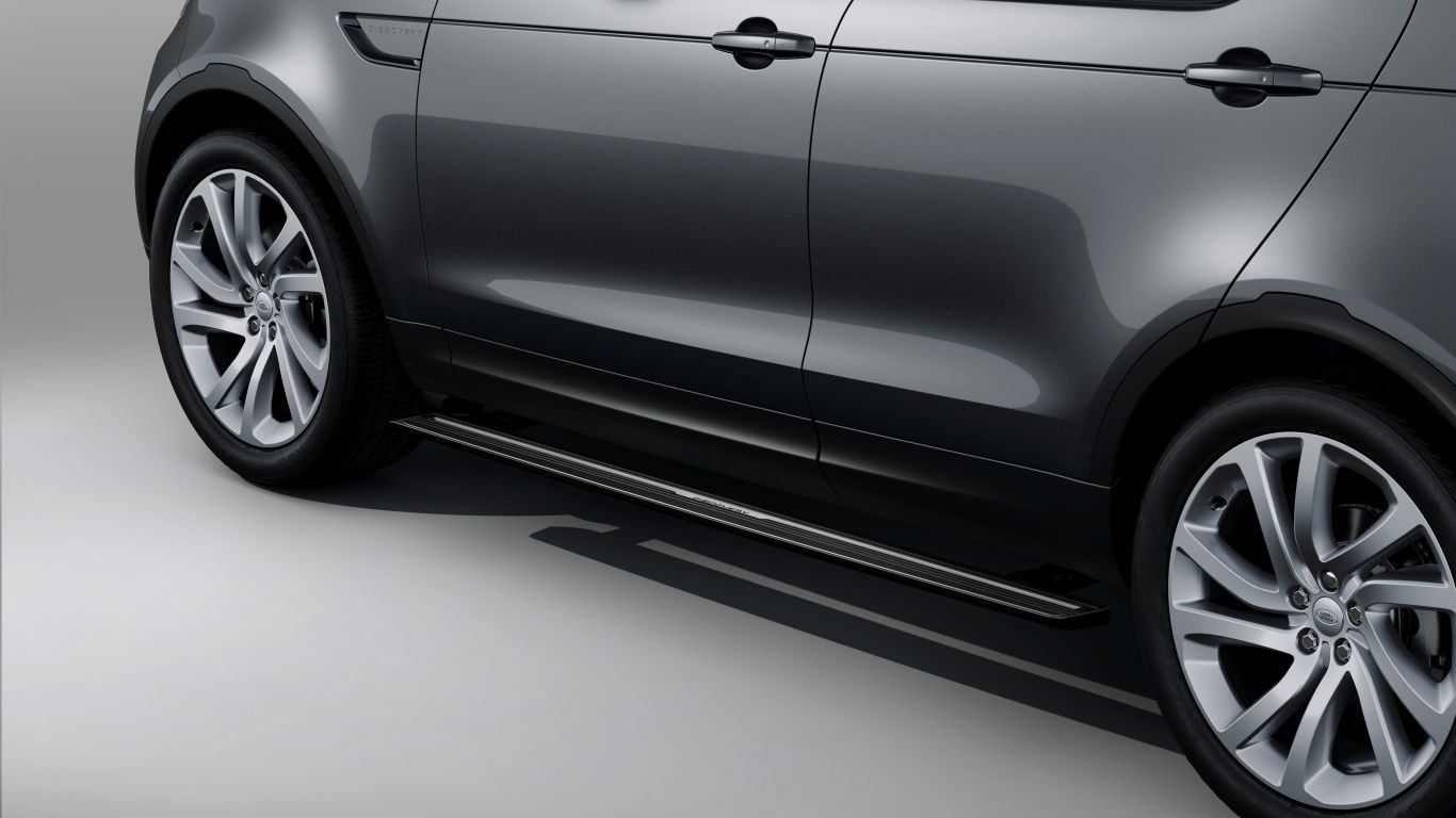 Выдвижные боковые подножки — комплект для крепежа и мотор, для левой стороны автомобиля, с 2018 м. г. image