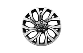 Alloy Wheel - 21” Style 7001, 7 split-spoke, Light Silver Diamond Turned finish
