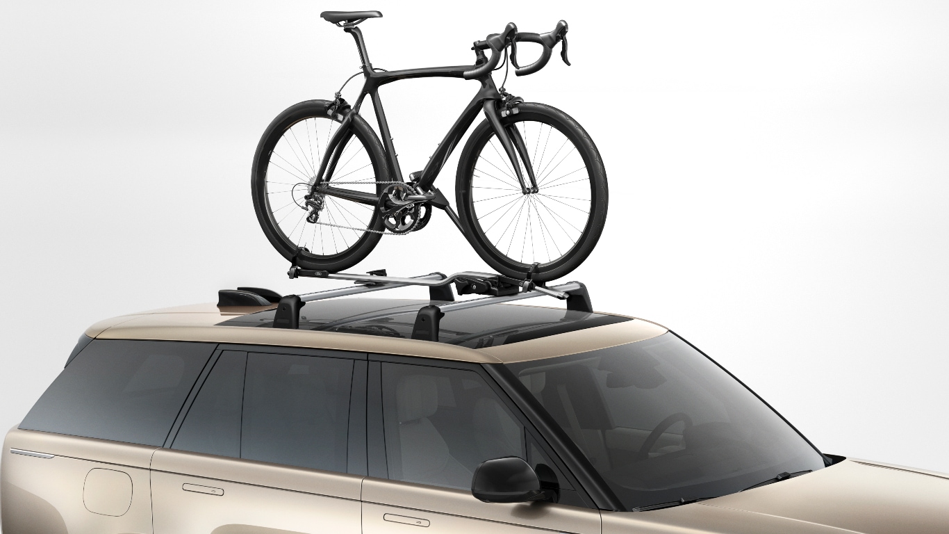 Устройство для перевозки велосипедов, устанавливаемое на крышу — с креплением за колесо image