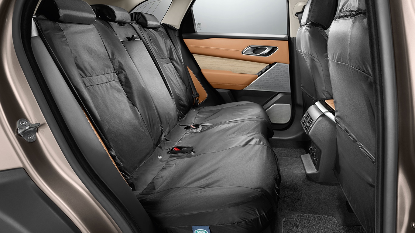 Protective Seat Covers -  Ebony, Rear, Pre 21MY image