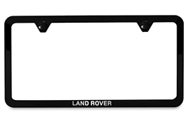Cadre de plaque d'immatriculation - Slimline, Land Rover, finition noire